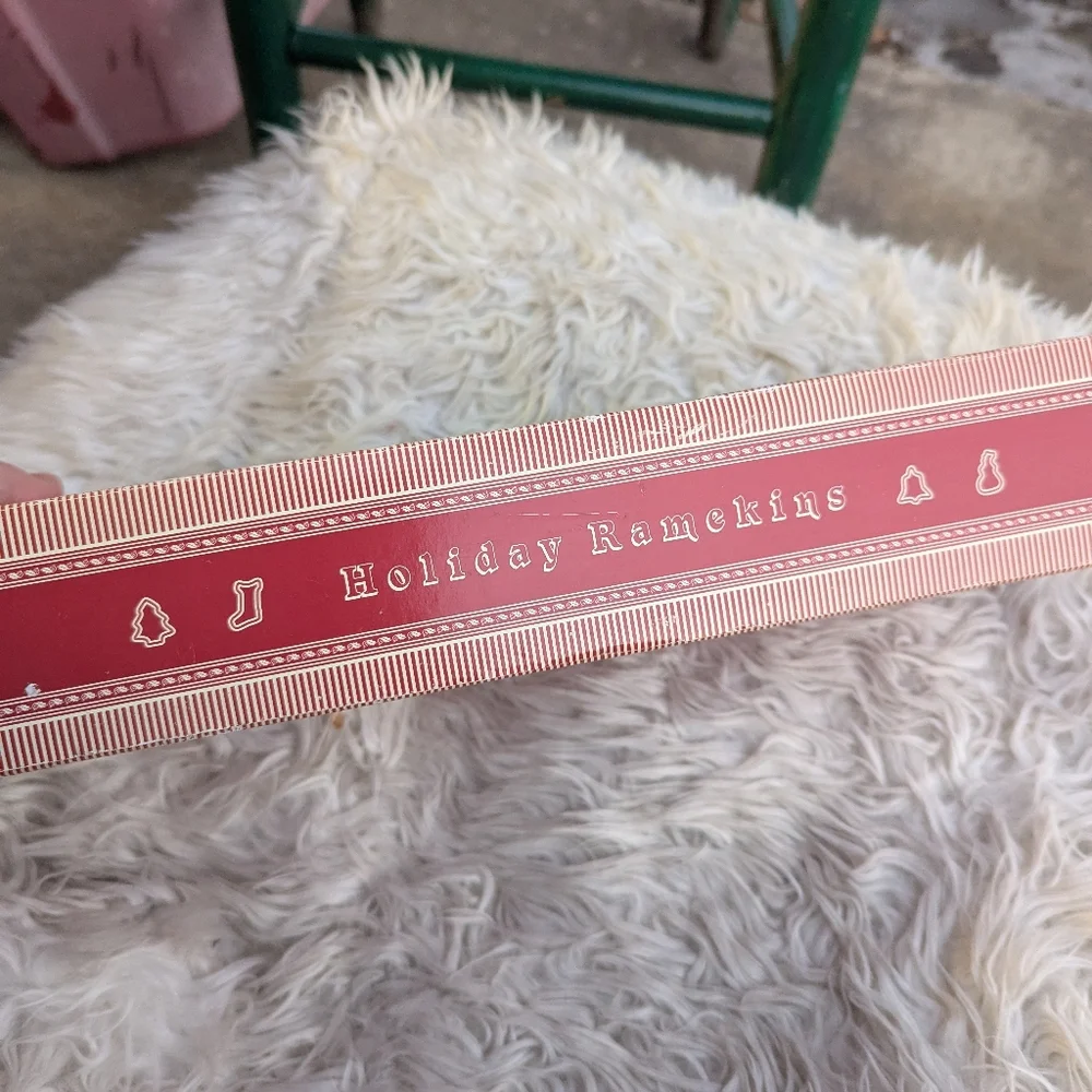 Williams Sonoma Rare Ramekins Christmas Set Brand new
